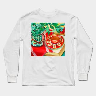 Red Teatime Long Sleeve T-Shirt